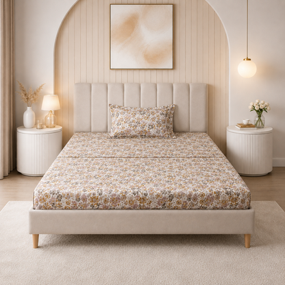 Parure de Lit en Coton Place et demie – MBH