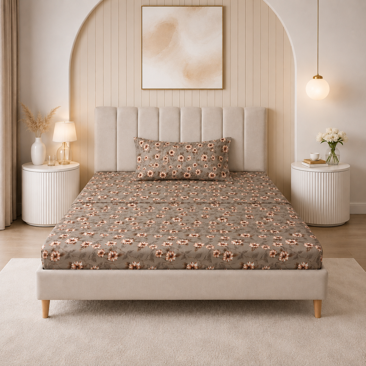 Parure de Lit en Coton Place et demie – MBH