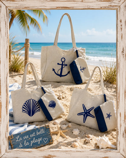 Sac de plage avec Trousse - MBH