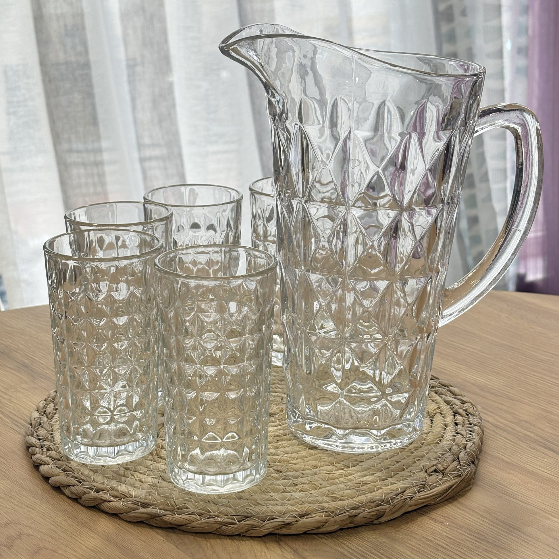 Service à eau en verre 7 Pièces - MBH