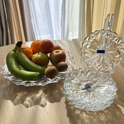 Service à Gâteaux en Verre 7 pièces