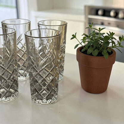Service de 6 verres à jus en verre transparent – MBH