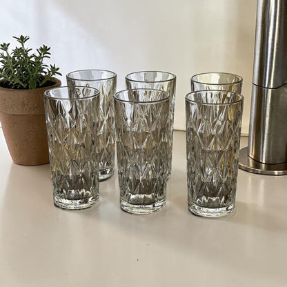 Service de 6 verres à jus en verre transparent – MBH