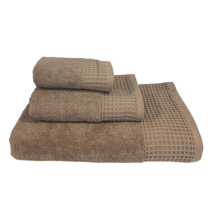 Lot de Douche ''EXELLENCE'' 3 Pièces 100% Coton – MBH - GREGE