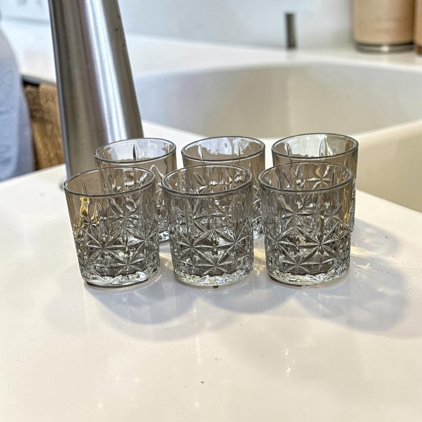 Service de 6 verres à eau en verre – MBH