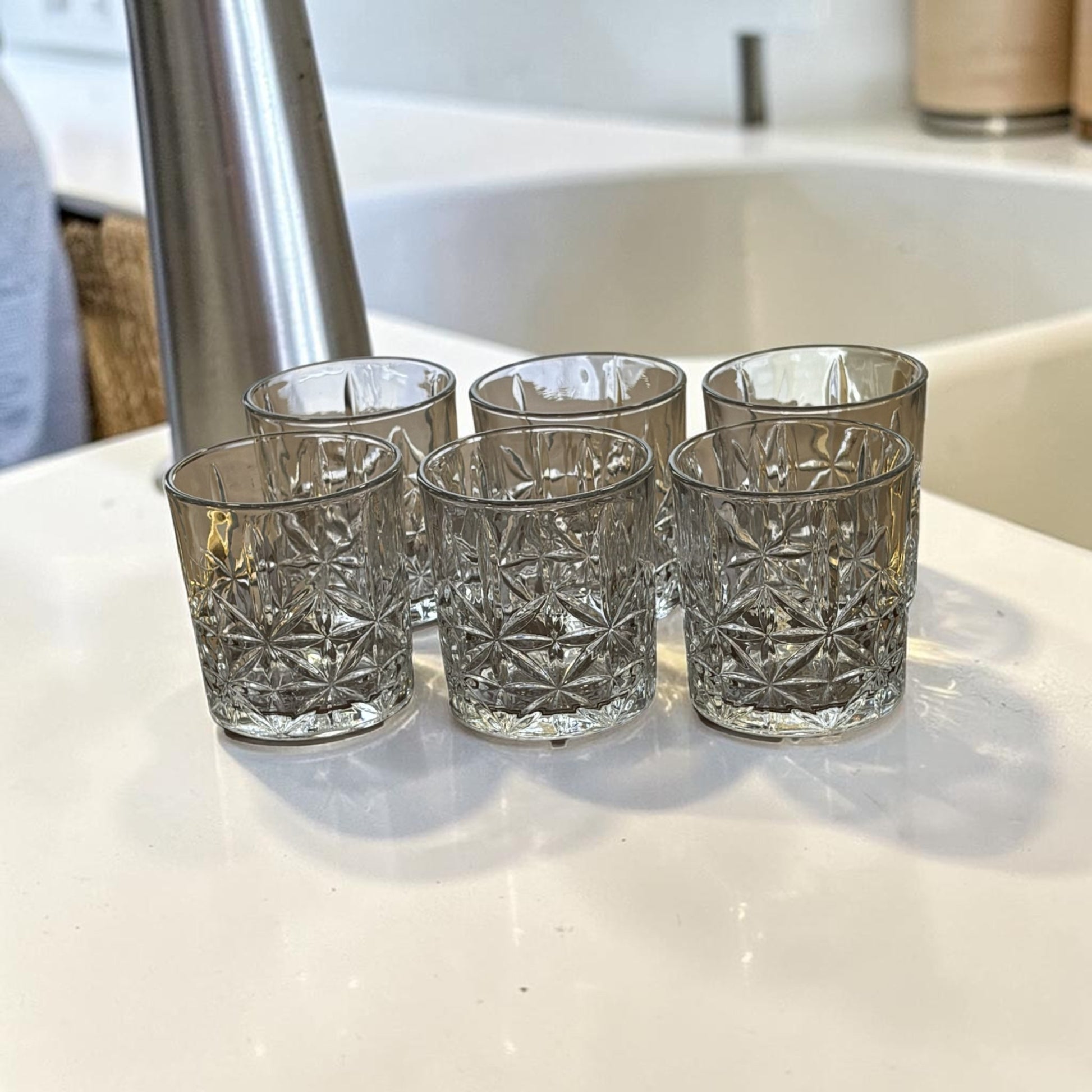 Service de 6 verres à eau en verre – MBH