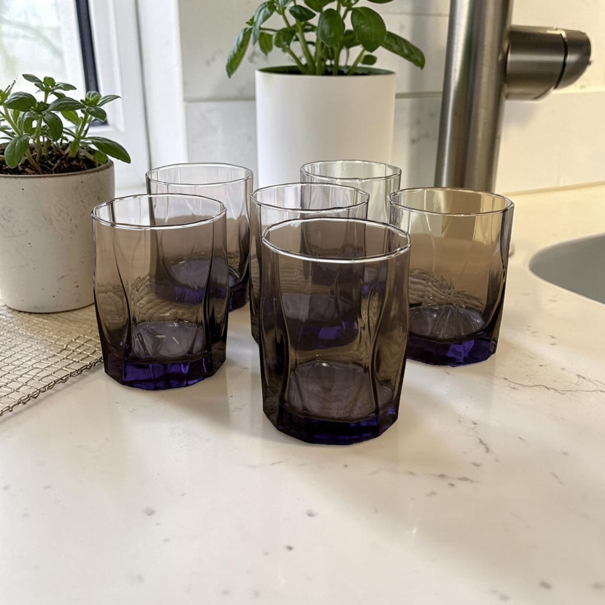 Service de 6 verres à eau en verre – MBH
