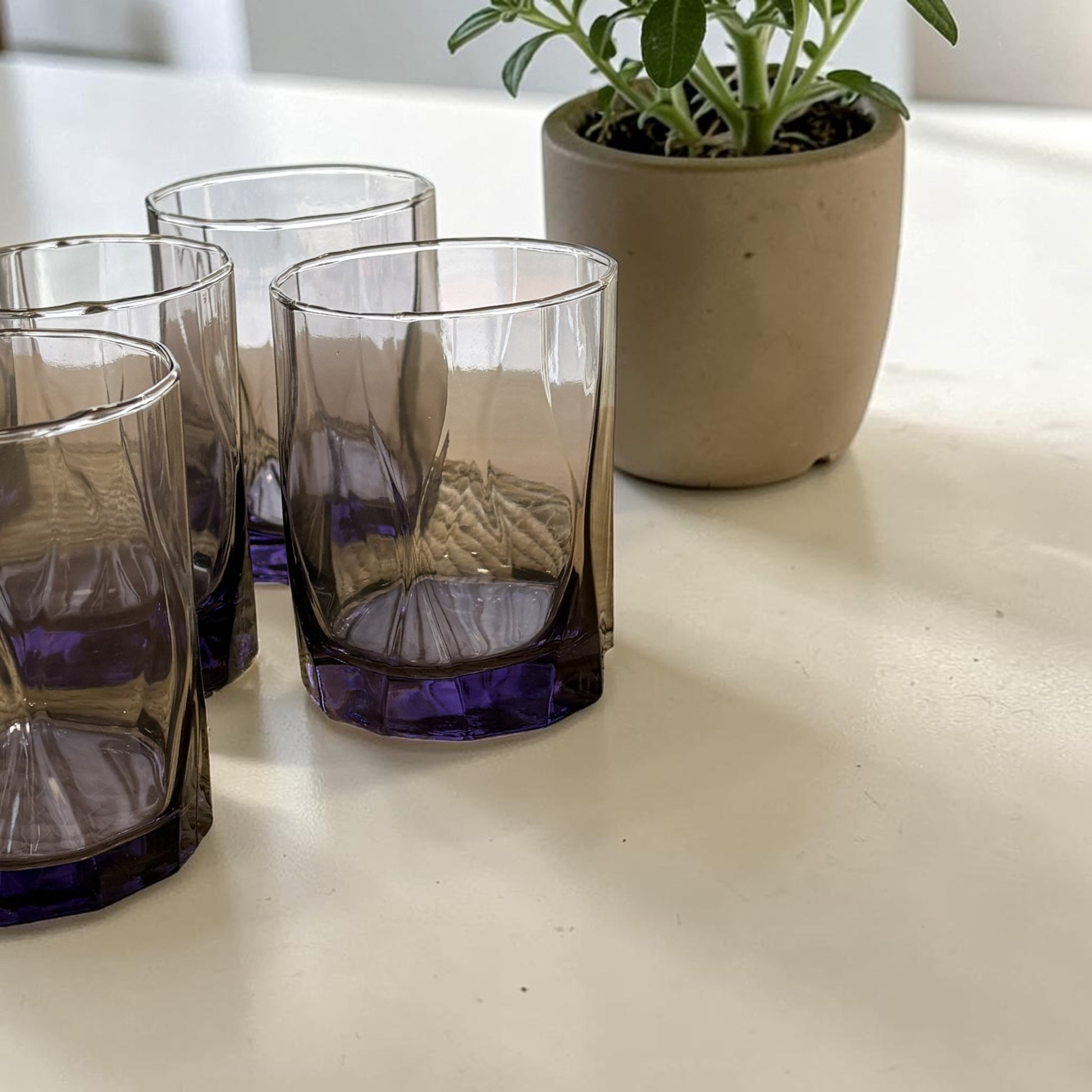 Service de 6 verres à eau en verre – MBH