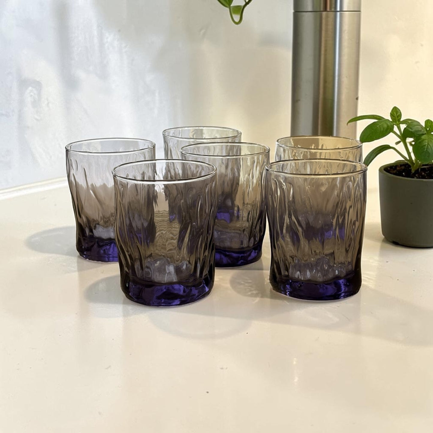 Service de 6 verres à eau en verre – MBH