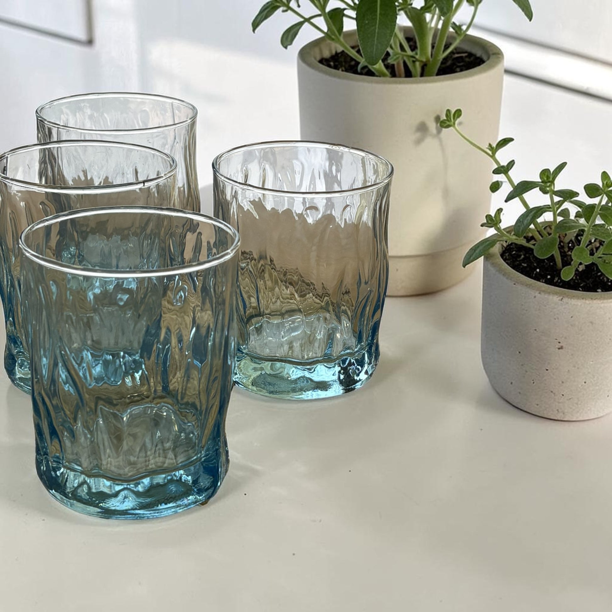 Service de 6 verres à eau en verre – MBH