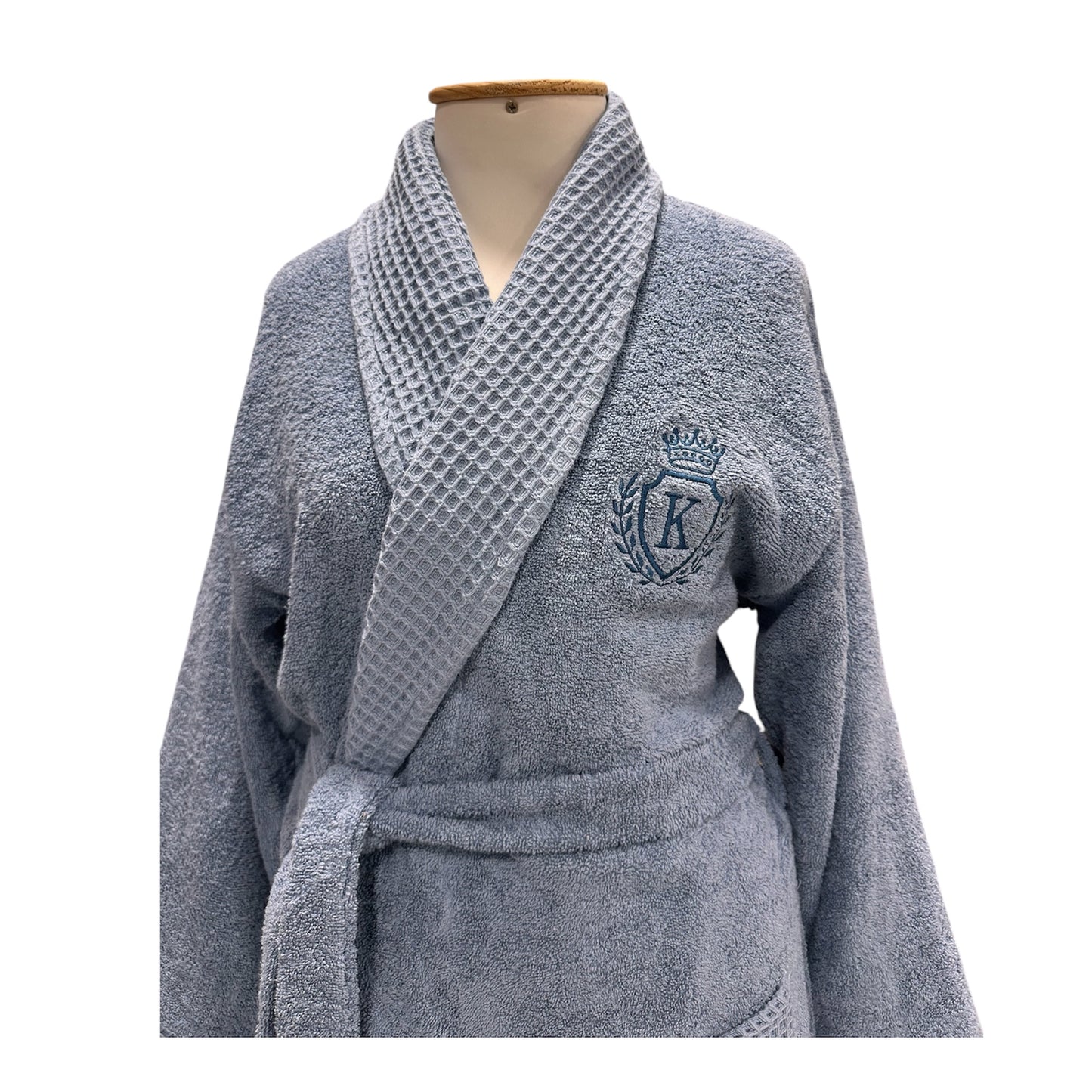 Peignoirs EXCELLENCE Bleu Indigo  – Linge de Bain Luxueux - MBH