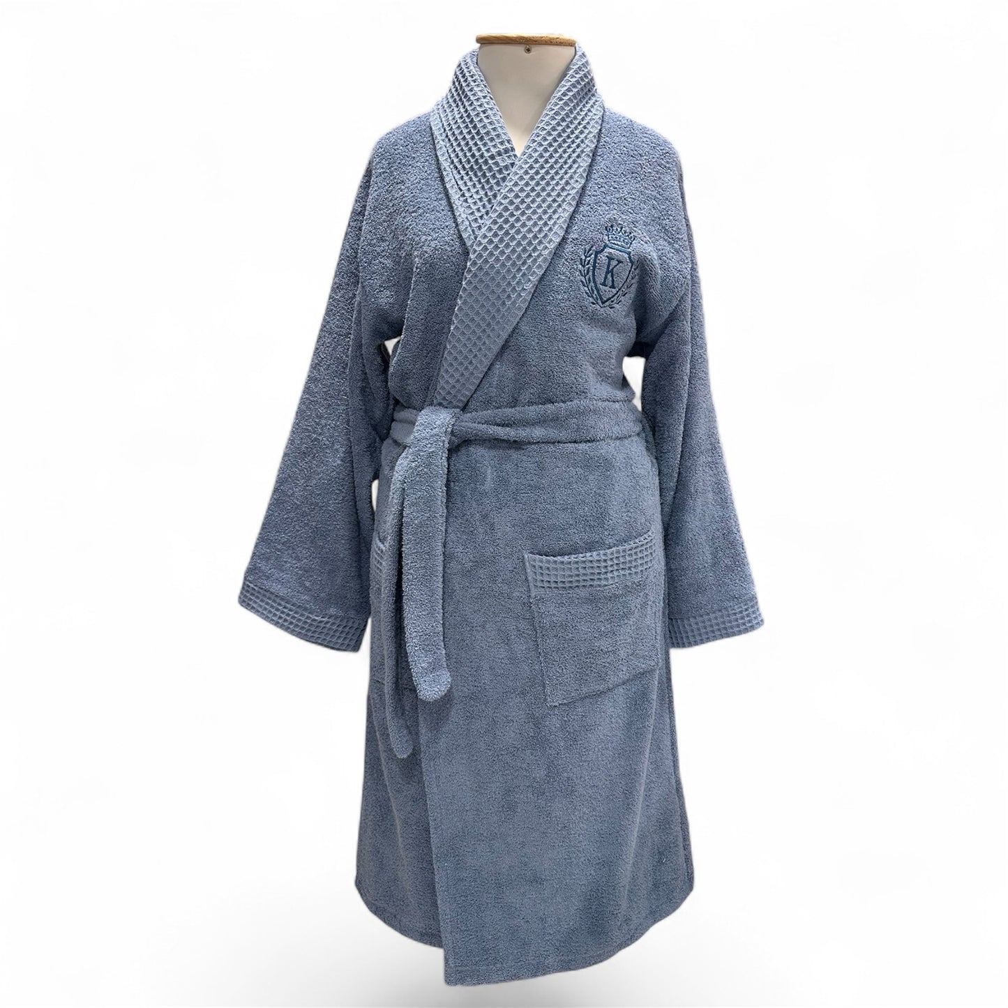 Peignoirs EXCELLENCE Bleu Indigo  – Linge de Bain Luxueux - MBH
