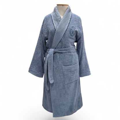 Peignoirs EXCELLENCE Bleu Indigo  – Linge de Bain Luxueux - MBH