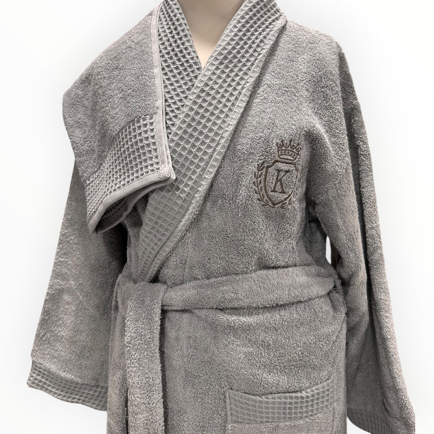 Peignoirs EXCELLENCE Gris – Linge de Bain Luxueux - MBH