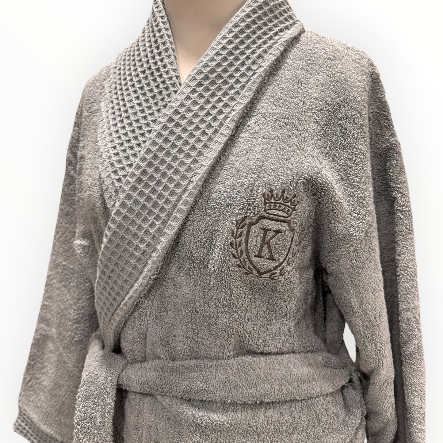 Peignoirs EXCELLENCE Gris – Linge de Bain Luxueux - MBH