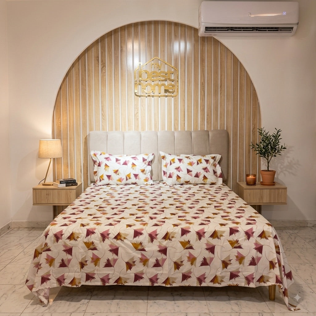 Parure de Lit 100% Popeline de Coton – Élégance & Confort