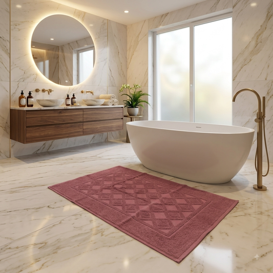 Tapis de bain ''EXCELLENCE''  100% Coton – MBH - Parme M2