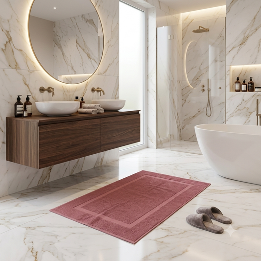 Tapis de bain ''EXCELLENCE''  100% Coton – MBH - Parme M1