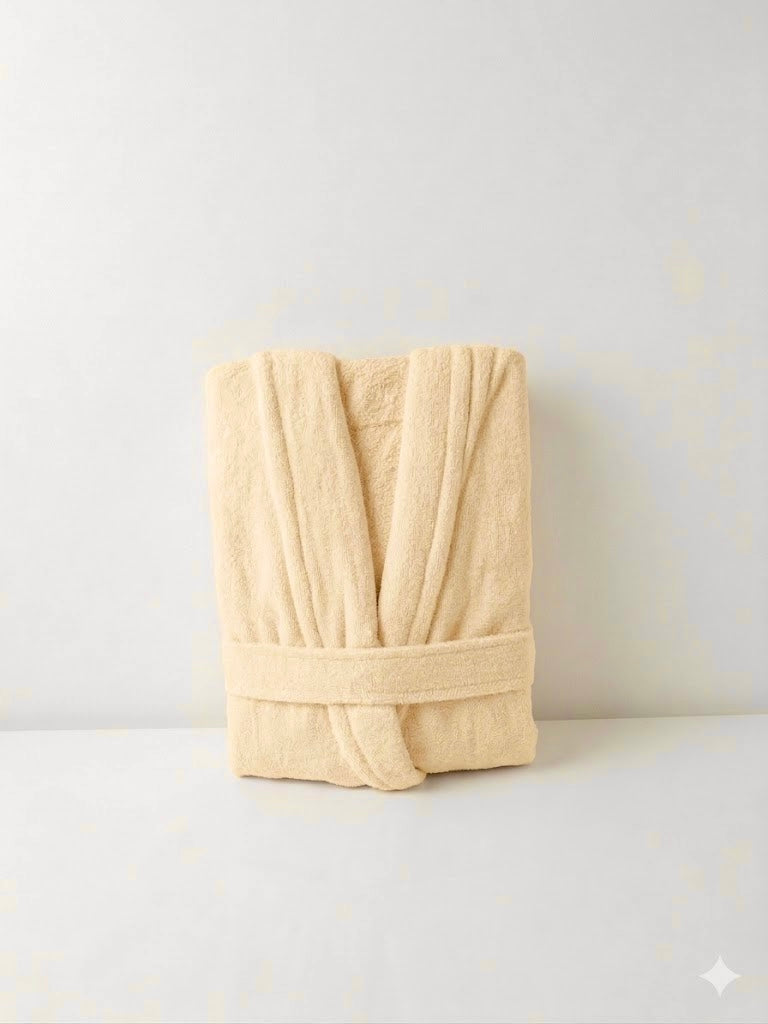 Peignoir Unisexe en Coton Pur – MBH