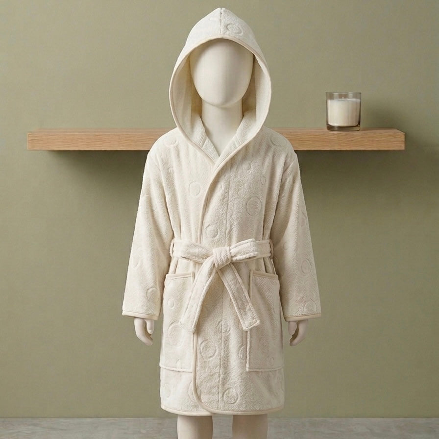 Peignoir enfant avec Bulle 5-8 ans - MBH