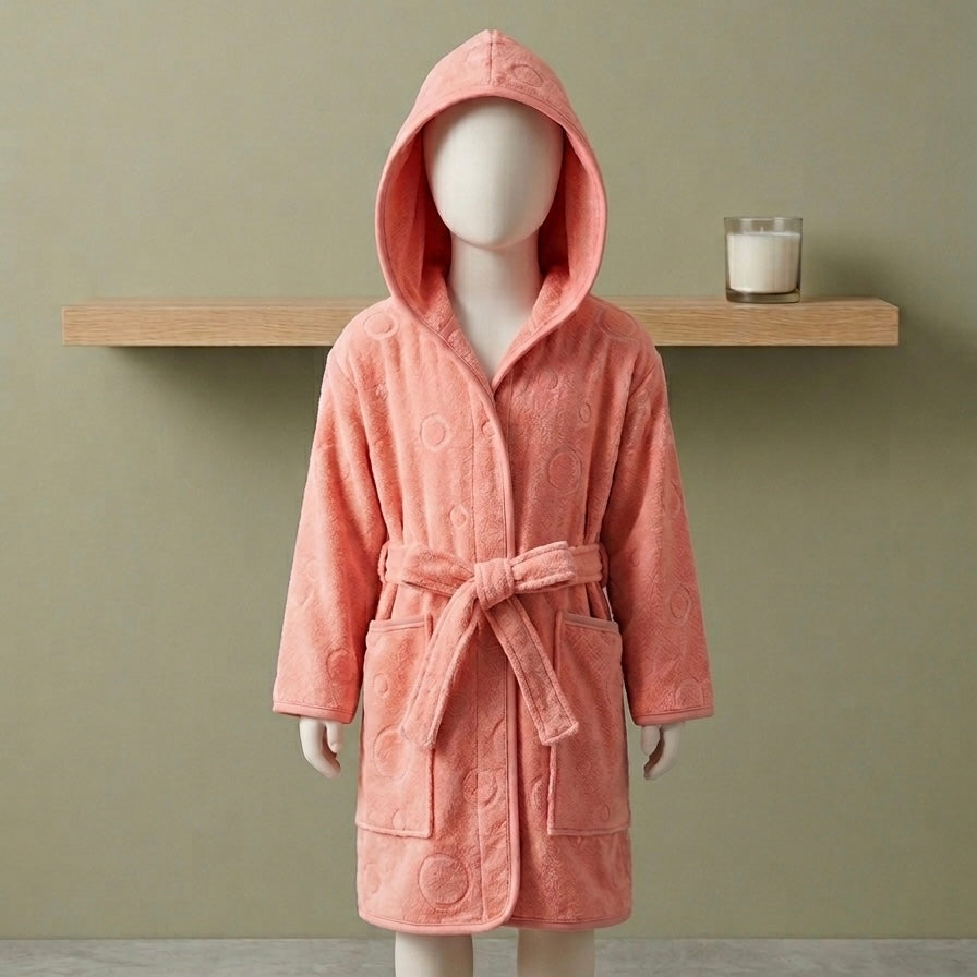 Peignoir enfant avec Bulle 5-8 ans - MBH