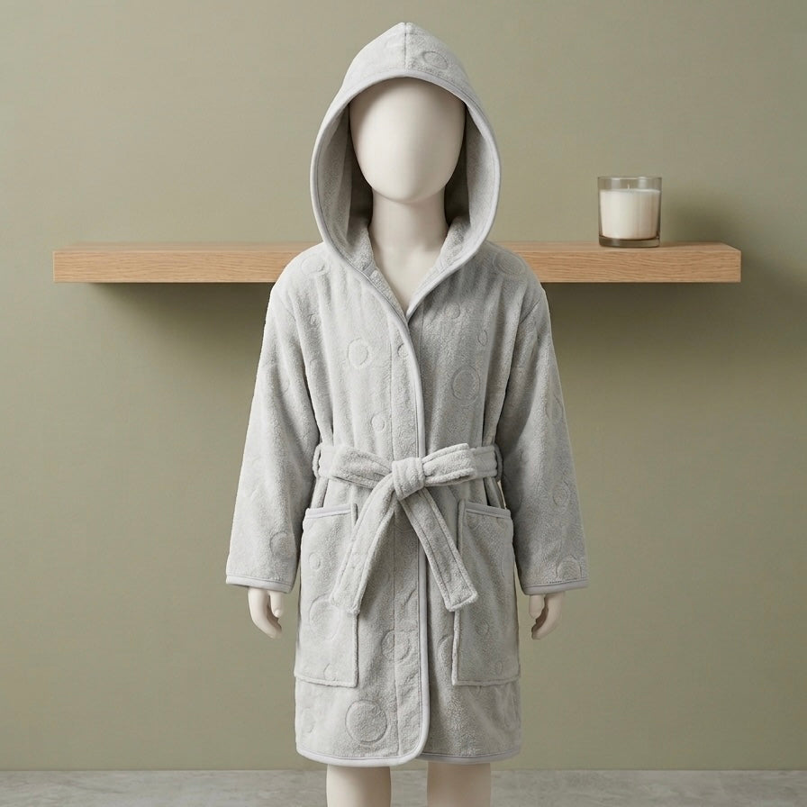 Peignoir enfant avec Bulle 5-8 ans - MBH