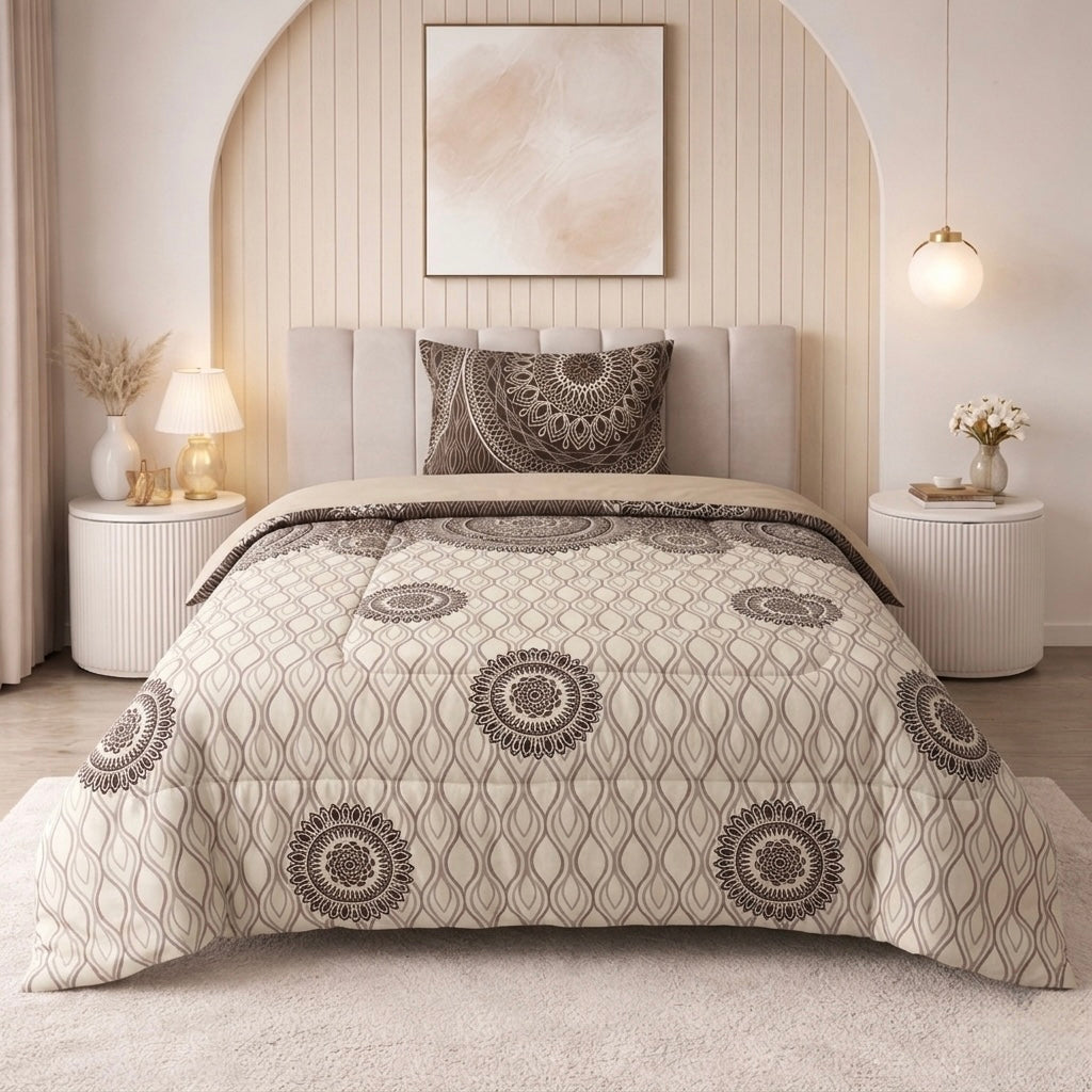 Couette POLYCOTON + 1 Taie Place et Demie - MBH