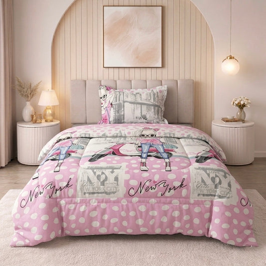 Couette POLYCOTON + 1 Taie Place et Demie - MBH