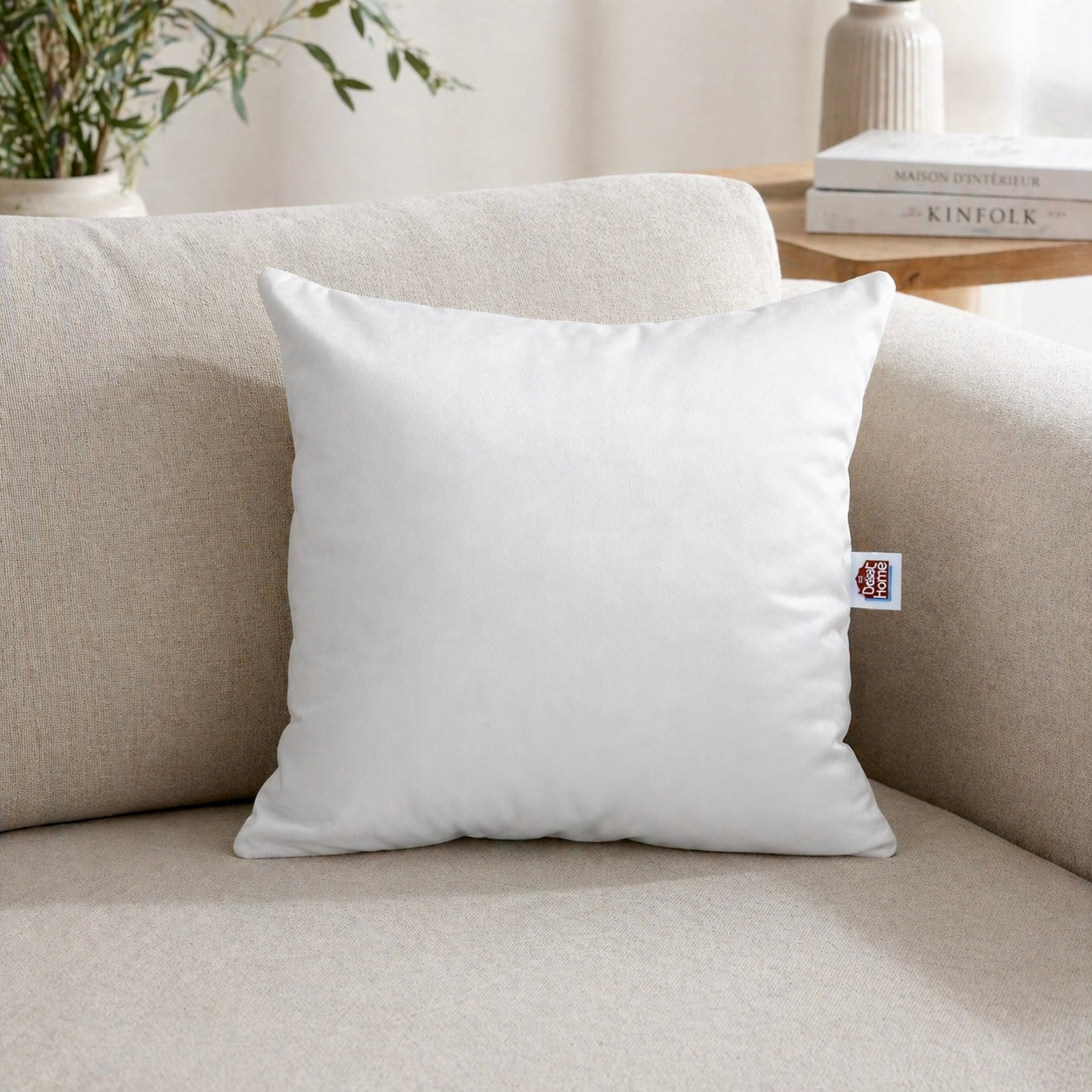 Coussin décoratif en faux daim – MBH