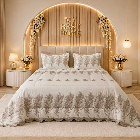 PARURE DE LIT MARIAGE KING SIZE KAMRAYA – MBH