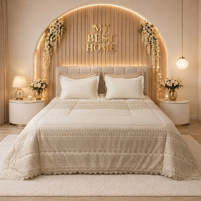 PARURE DE LIT MARIAGE KING SIZE KAMRAYA – MBH