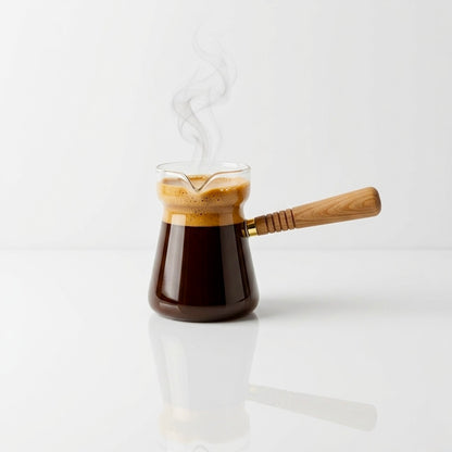 Cafetière Turque en Verre Borosilicaté — MBH