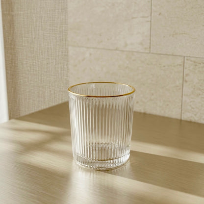 Service de 6 verres à eau avec contour doré – MBH