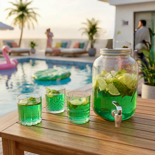 Pack Mojito Complet 3L + 6 Verres Assortis - MBH