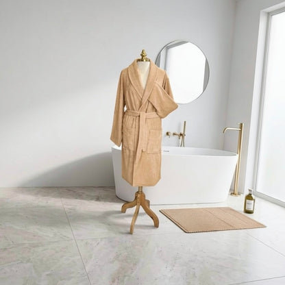 Peignoir Unisexe en Coton Pur – MBH