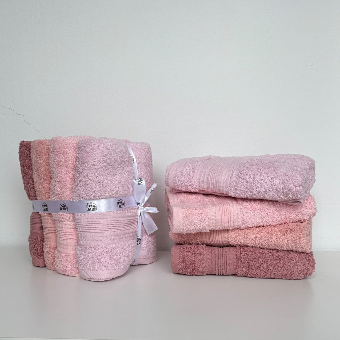 Lot de 4 Serviettes Visage 100% Coton 90x50 cm – MBH