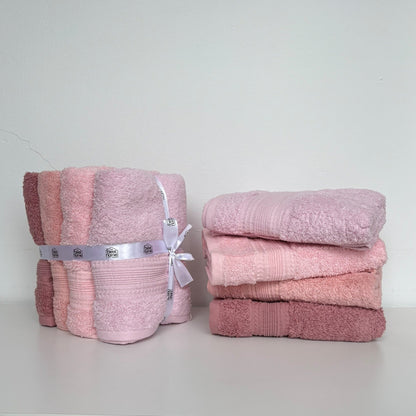 Lot de 4 Serviettes Visage 100% Coton 90x50 cm – MBH