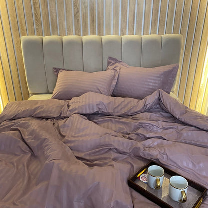 Housse de Couette + 2 taies d'oreiller 100% Coton - MBH