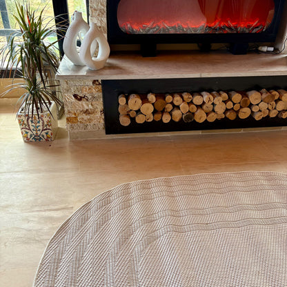 Tapis Ovale Bouclette Crème – MBH