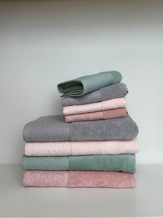 Ensemble de 2 Serviettes 100% Coton – MBH