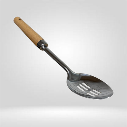 Cuillère de service inox avec manche en bois – MBH