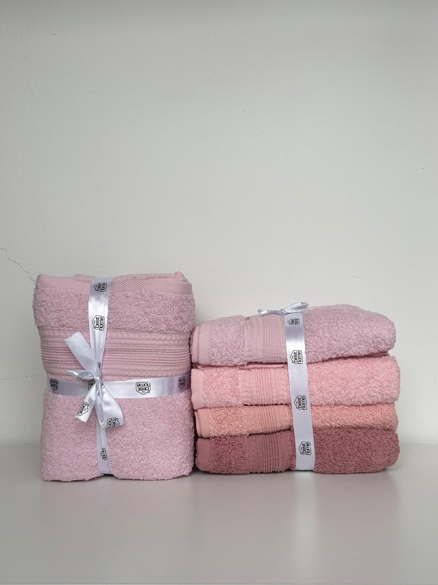 Lot de 4 Serviettes Visage 100% Coton 90x50 cm – MBH