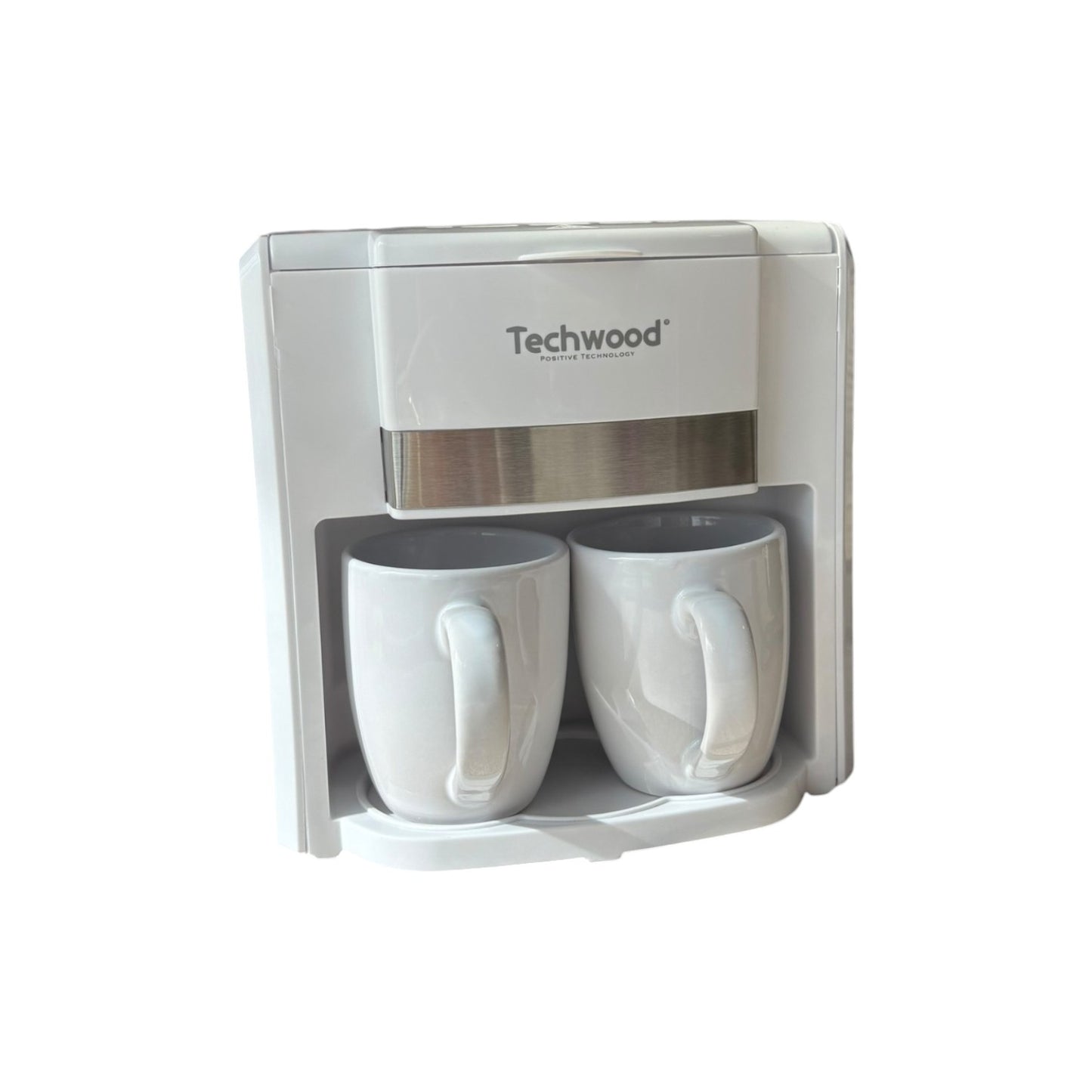 Cafetière Électrique Noir/Blanc Duo TCA-206 500W - TECHWOOD