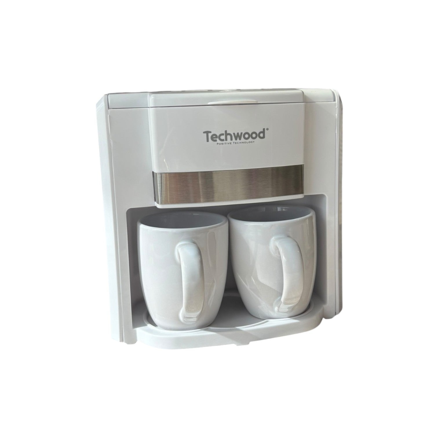 Cafetière Électrique Noir/Blanc Duo TCA-206 500W - TECHWOOD