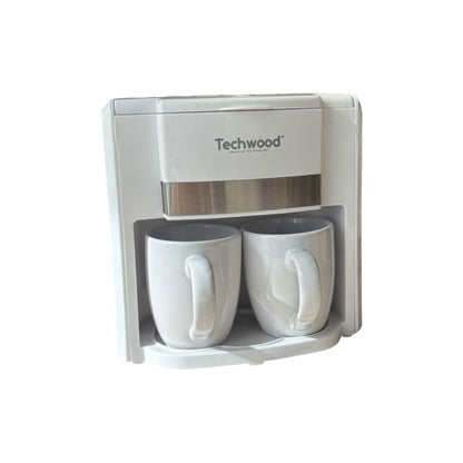 Cafetière Électrique Noir/Blanc Duo TCA-206 500W - TECHWOOD