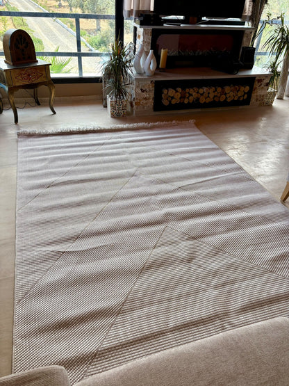 Tapis de Salon Bouclette Crème – MBH