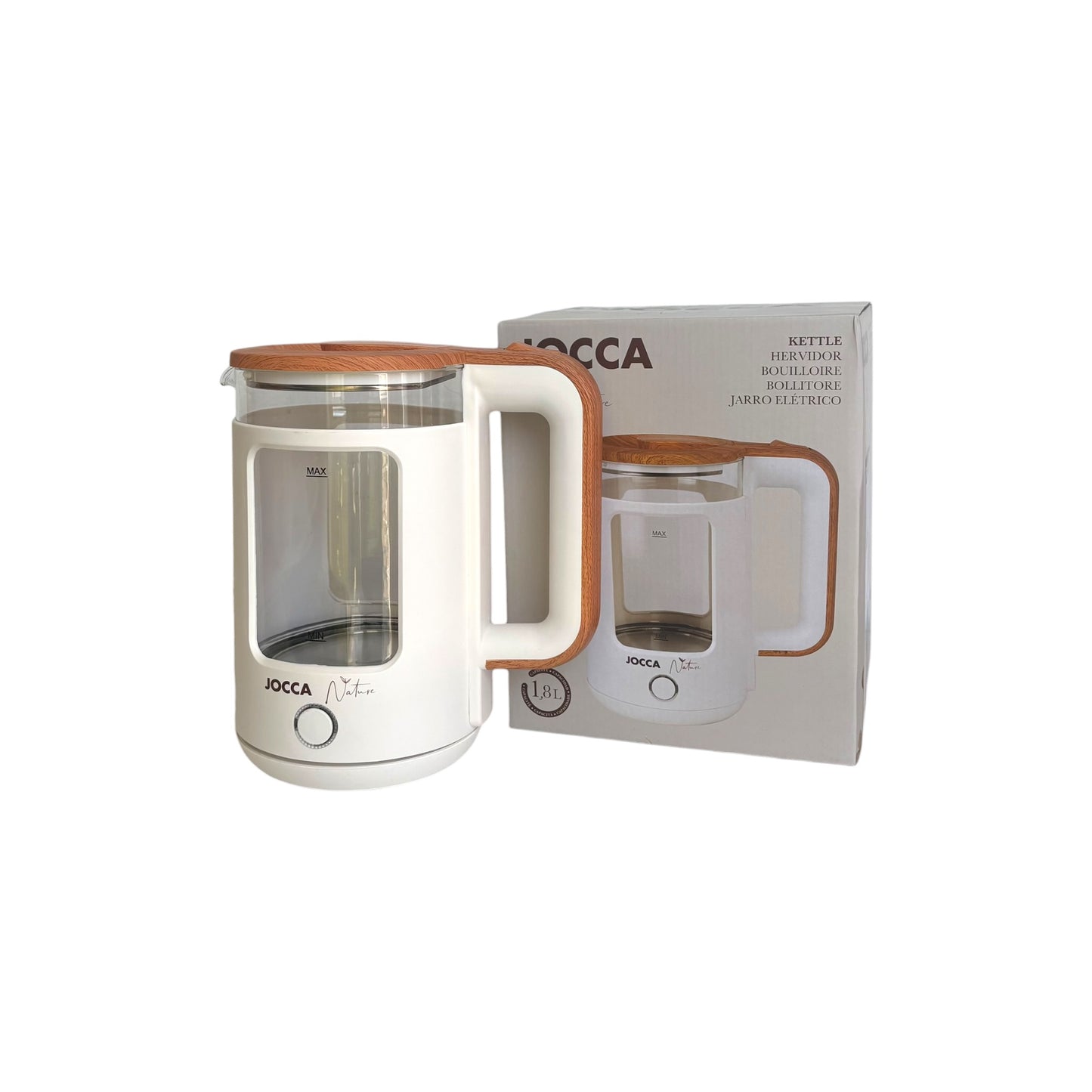 Bouilloire électrique Blanc 2186 1.8L - JOCCA