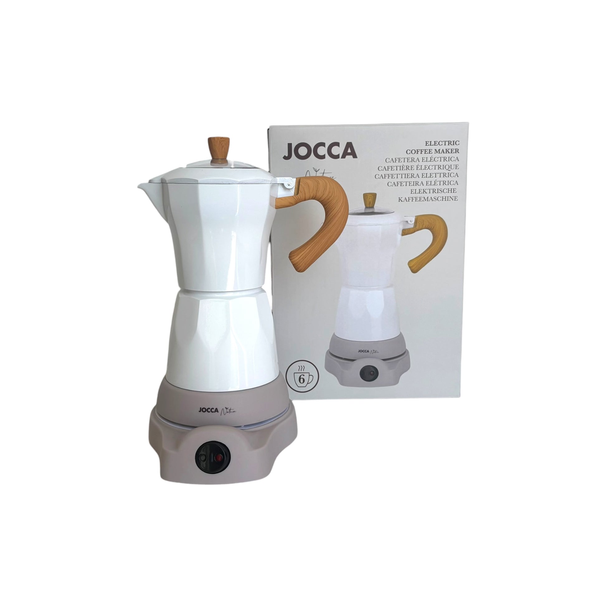 Cafetière Électrique Blanc 2188 6 Tasses - JOCCA