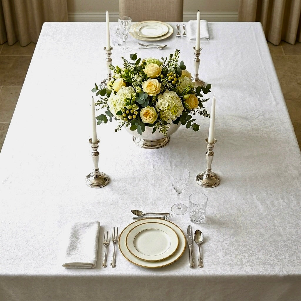 Nappe de Table Blanche - MBH