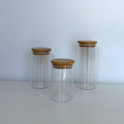 Boîtes à Épices en Verre & Bois – MBH